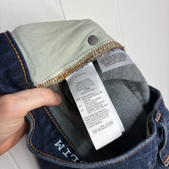 Madewell Men's Authentic Flex Denim Slim Fit Blue Jeans Size 28X30 MSRP $138 - Picture 7 of 9